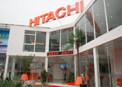 Hitachi Construction Machinery booth