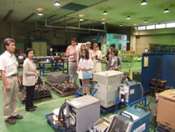 Presentation being given to students at Kasumigaura Institute