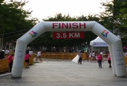 Finishing Line of the Run