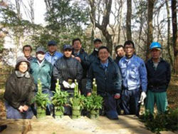 Participants made traditional New Year’s kadomatsu decorations