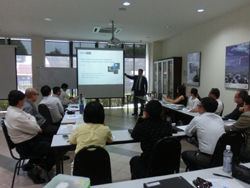 Training being carried out at Hitachi Construction Machinery (Malaysia) Sdn. Bhd.