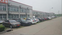 Parking lot during normal commute days at Hefei Rijian Shearing