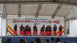 A local street dance team (Miracle) performed
