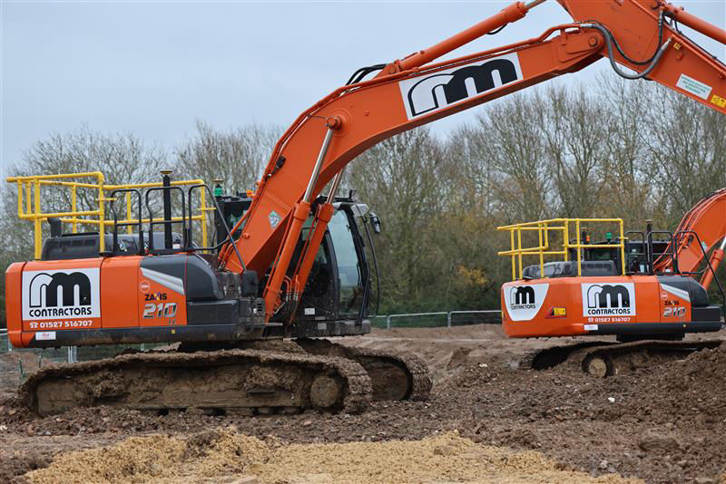 One of Hitachi Construction Machinery UK’s newest customers with their purchase of 2 x ZX210LC-7s medium excavators.
