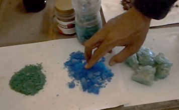 Recycled liquid waste paint