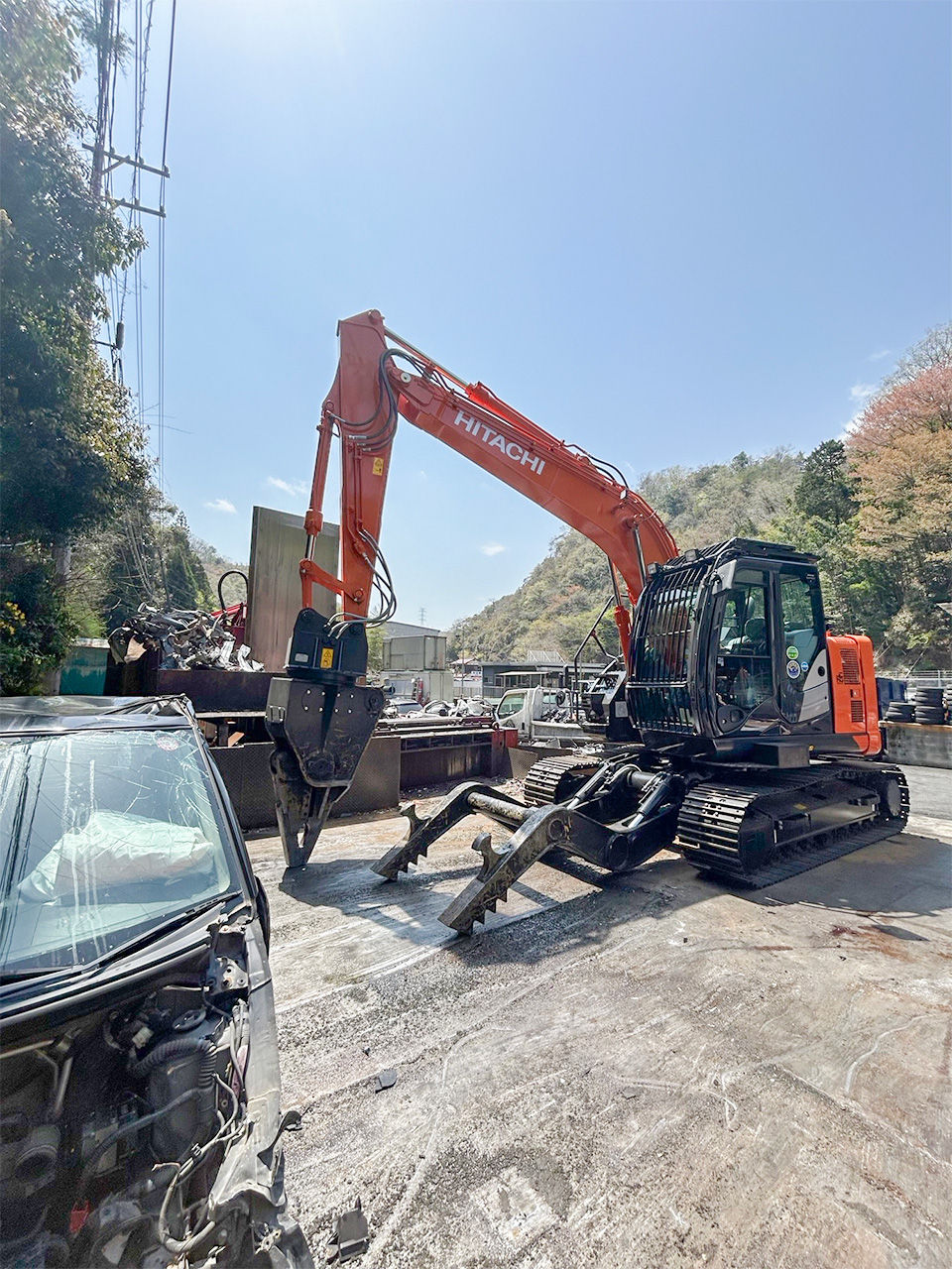 ZX135US-6 有限会社部品センター広島様 - 日立建機日本