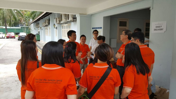 The Boys’ Brigade officer briefing on the project