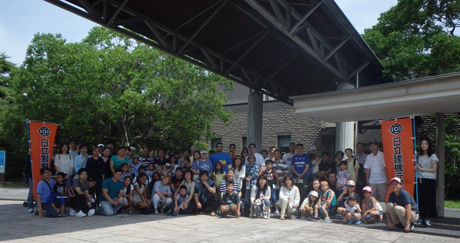 Participants in the Lake Biwa Botejako class and health promotion event