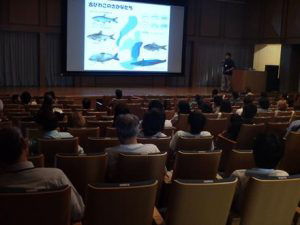 Museum curator lectures on the history of Lake Biwa