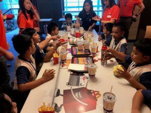Lunch & Interaction with Children