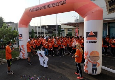 Flag Rise Start by Hexindo CEO