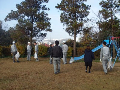 12月4日の清掃活動の様子