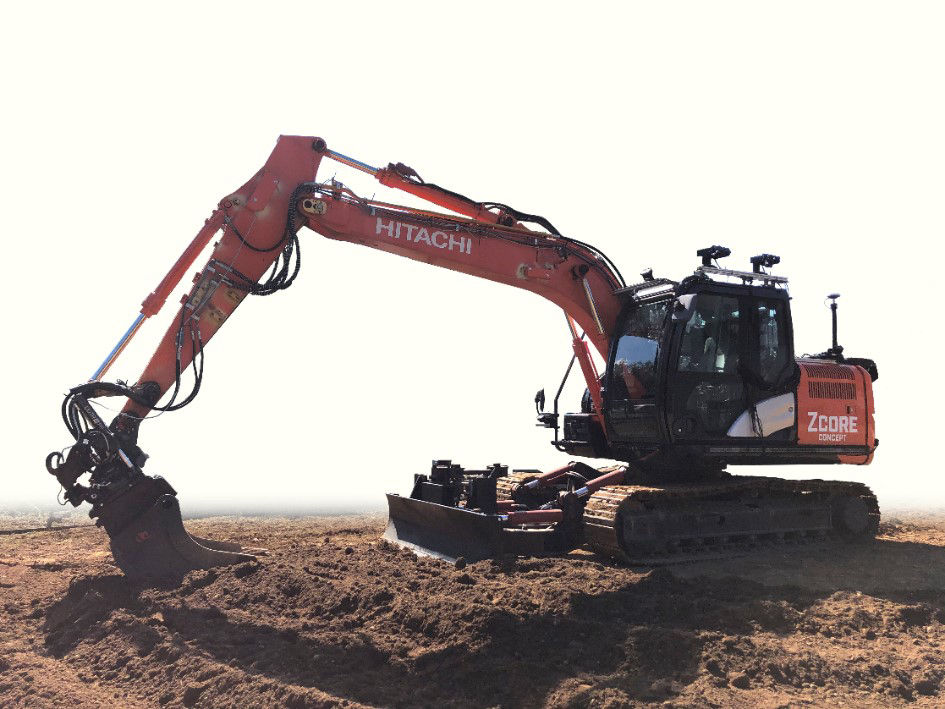 Prototype excavator applied with ZCORE