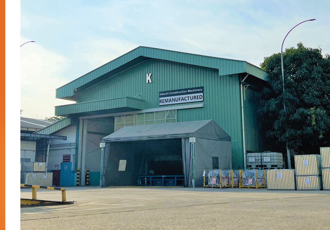 日立建機インドネシアの再生工場