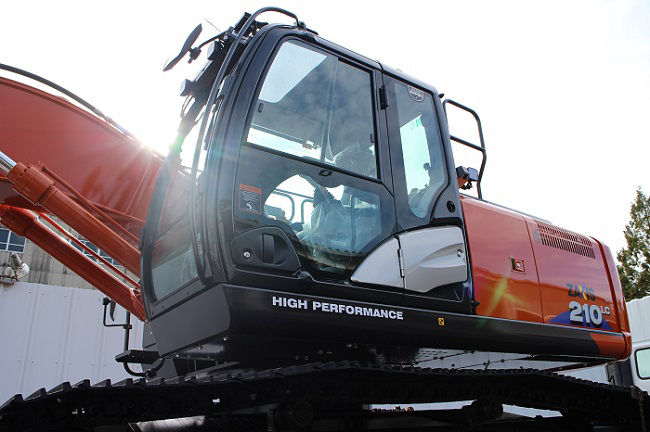 First ZX210LC-6 medium hydraulic excavator for North American market