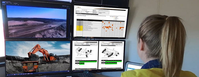 View of ConSite Mine Monthly Report