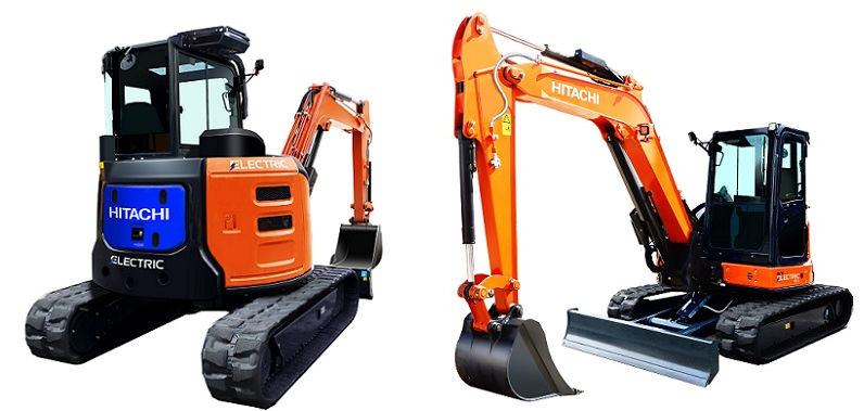 ZX55U-6EB battery-powered mini excavator