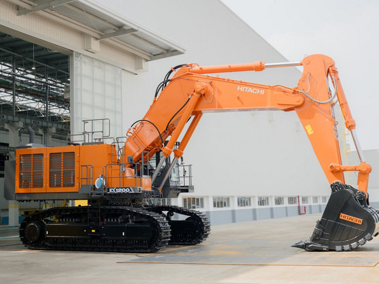 日立建機インドネシアで120tクラスの超大型油圧ショベルを量産