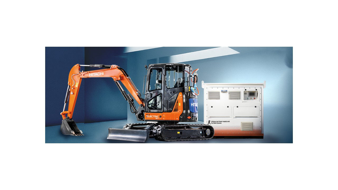 建築・土木・不動産の先端技術展「JAPAN BUILD」の「GX建機