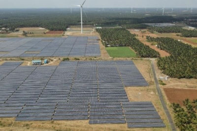 Continuum’s solar and wind power generation station (India, Tamil Nadu) 