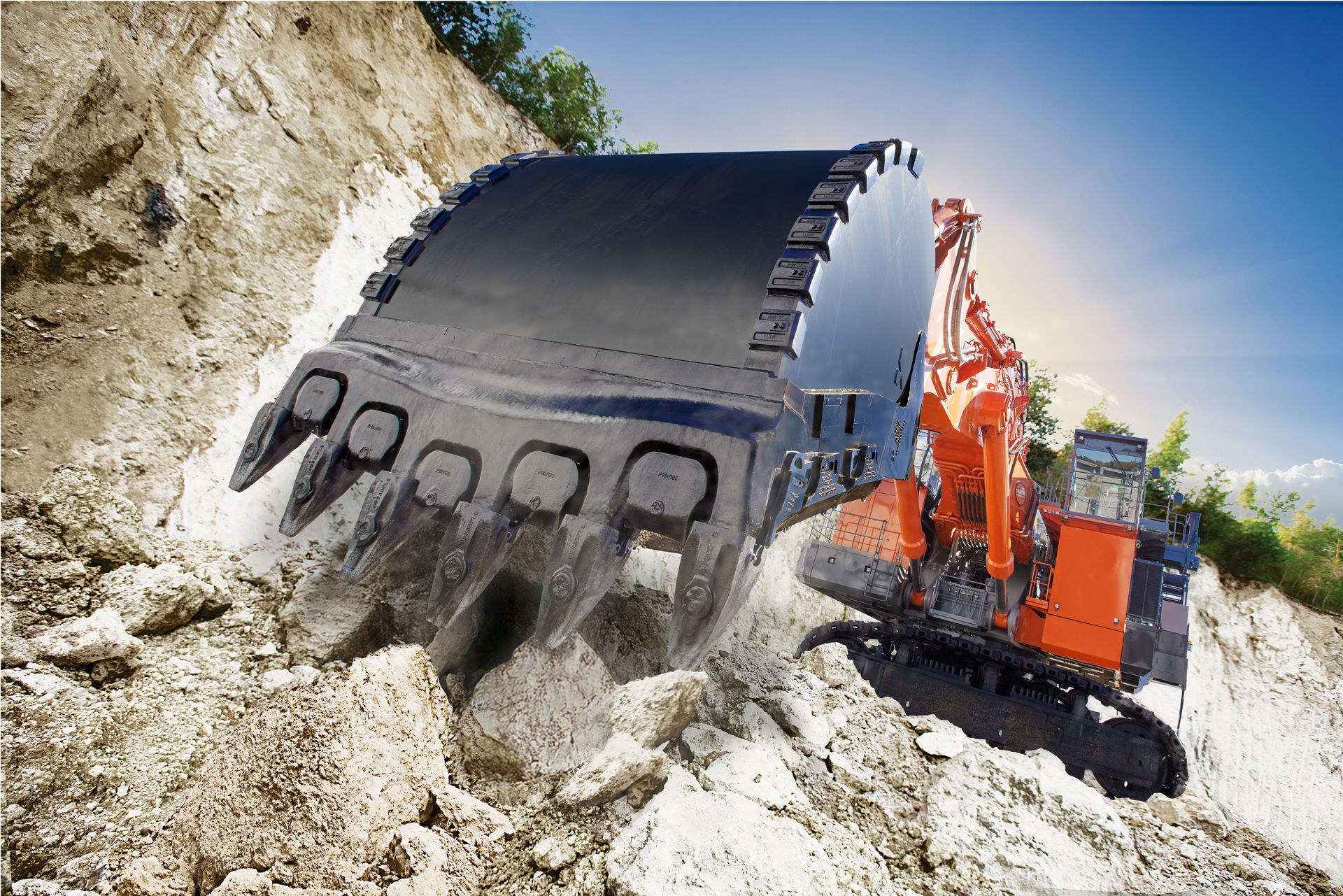 EX5600-7P Large Excavators - Hitachi Construction Machinery Latin