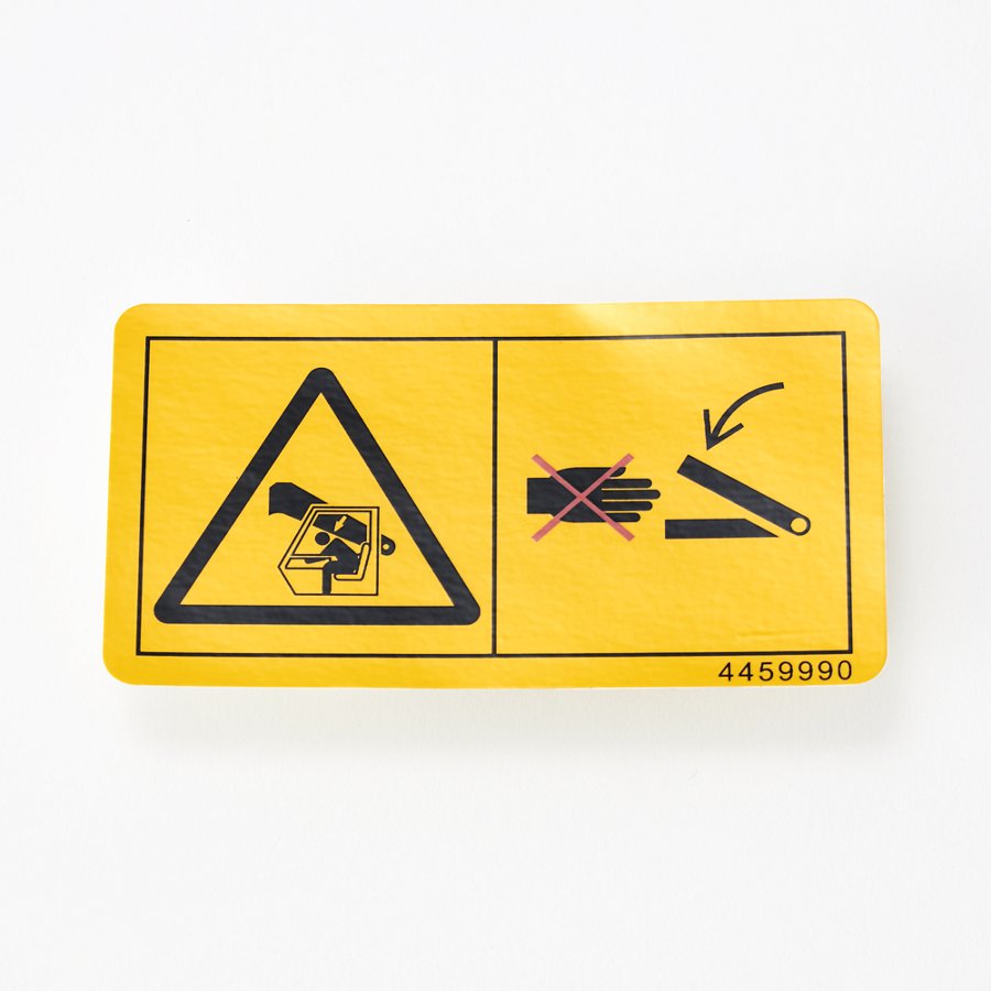 Hitachi part 4459990, SAFETY-SIGN