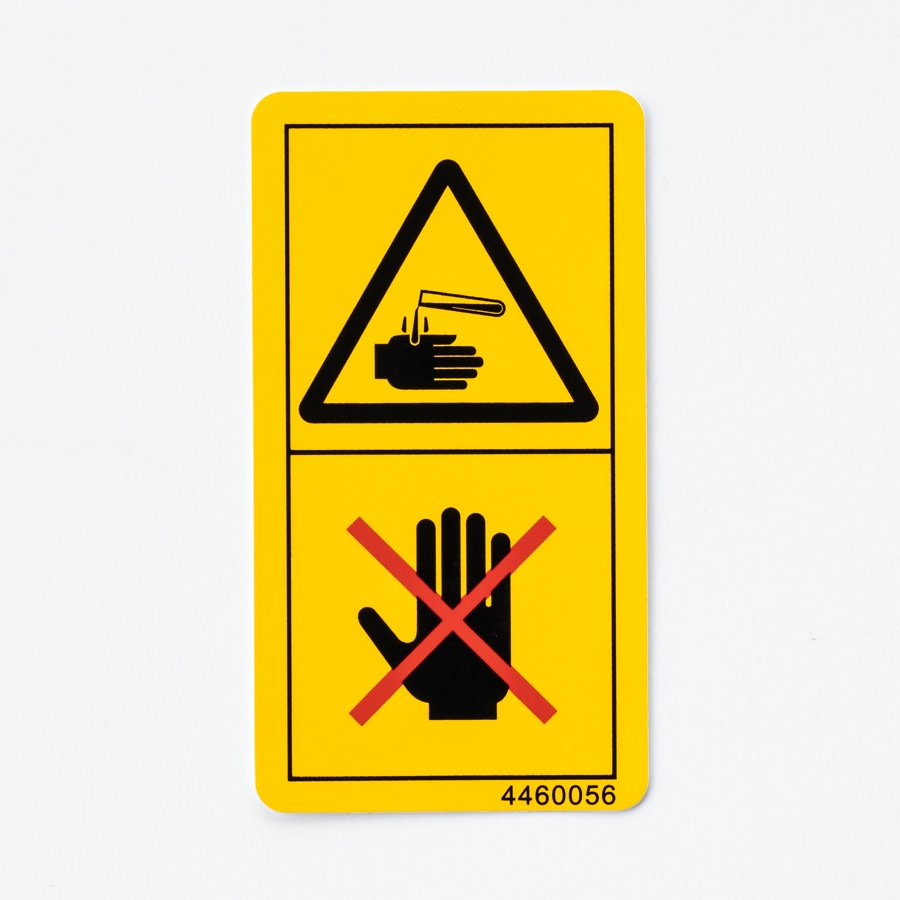 Hitachi part 4460056, SAFETY-SIGN