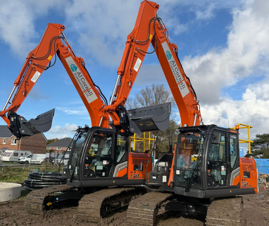 One of Hitachi Construction Machinery UK’s newest customers with their purchase of 2 x ZX210LC-7s medium excavators.
