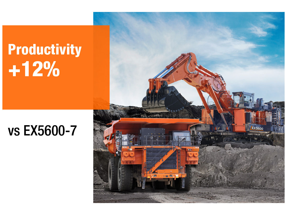 EX5600-7P Large Excavators - Hitachi Construction Machinery