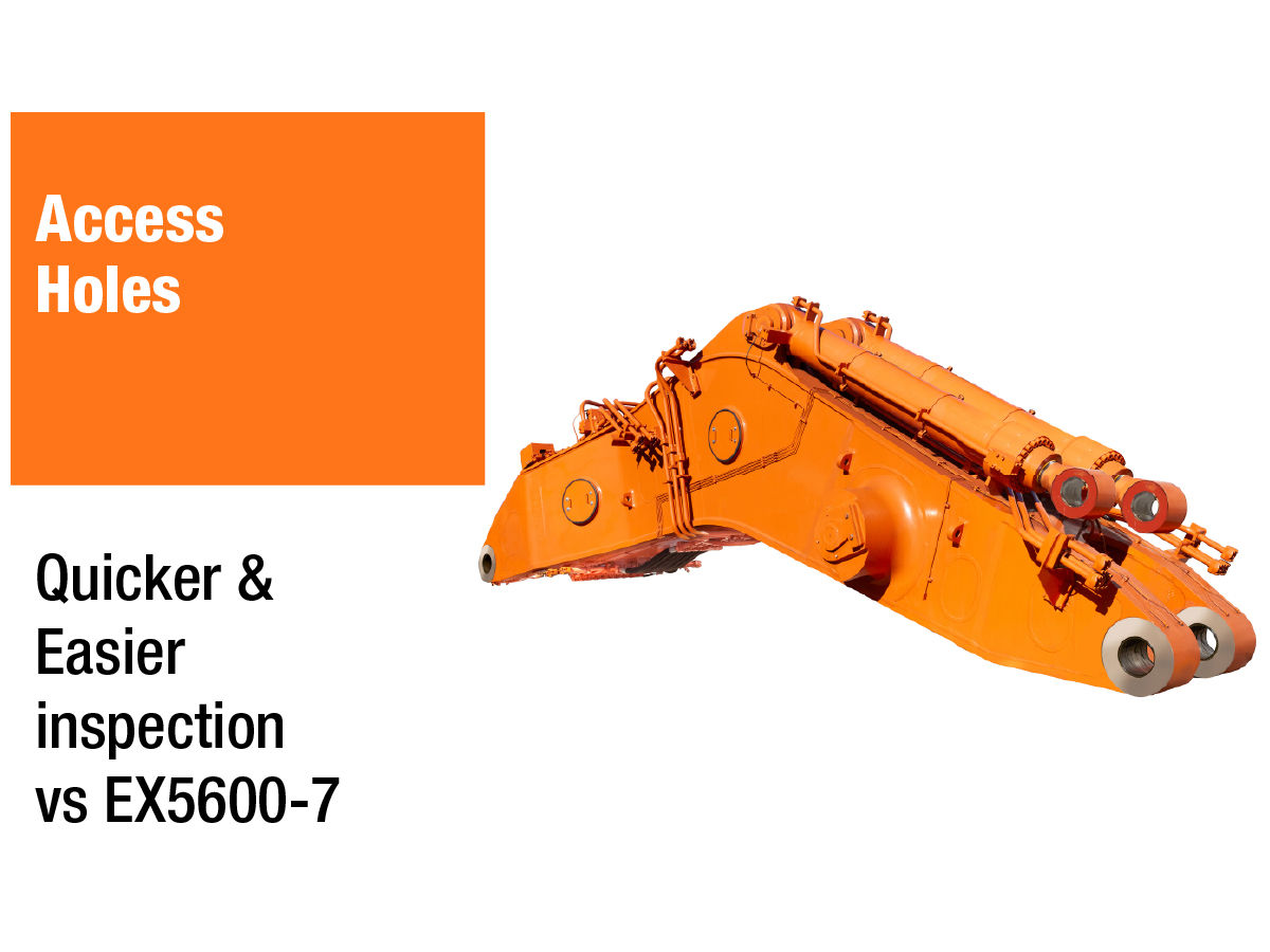 はっち EX5600-7P Large Excavators - Hitachi Construction Machinery