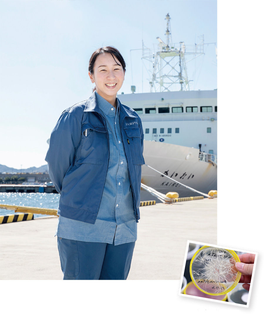 JAMSTEC（国立研究開発法人海洋研究開発機構） 長野由梨子さん
