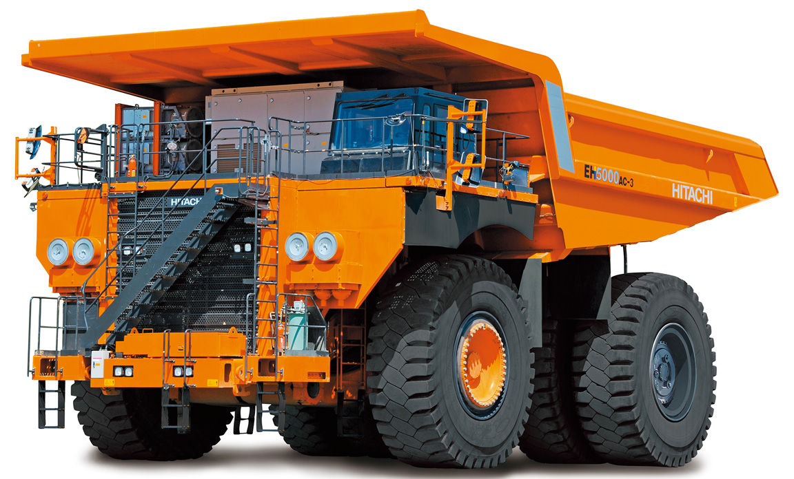 Rigid Dump Truck  A Dump Truck that Utilizes Combined Hitachi Group Technology EH5000AC-3