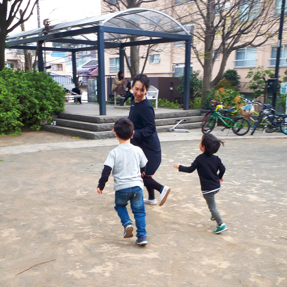 お子さんといっしょに全力で遊びリフレッシュ