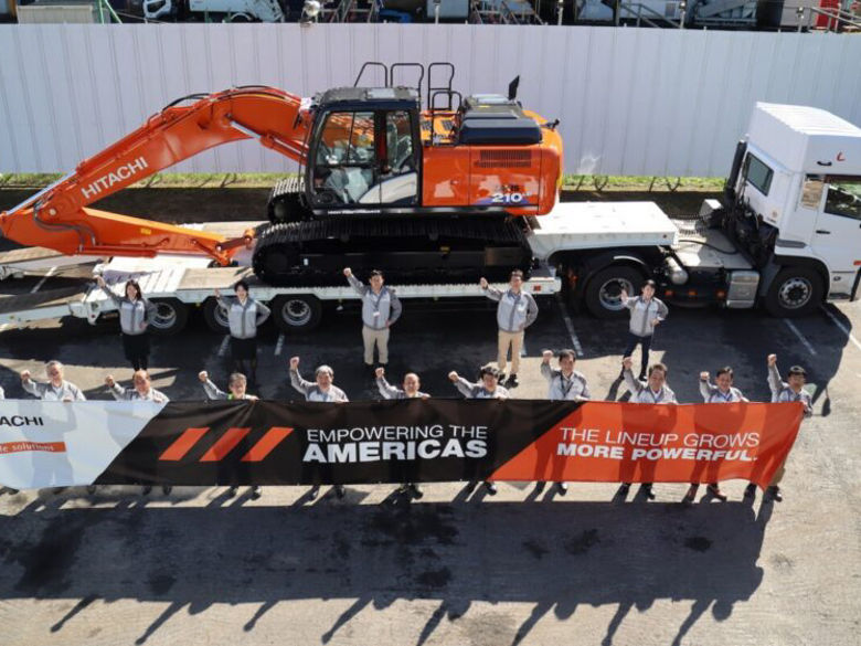 Hitachi Ships First ZX210LC-6 Utility Excavator To North