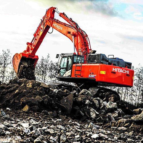 マロチ Hitachi launches new ZX530LCH-6 large excavator - Hitachi