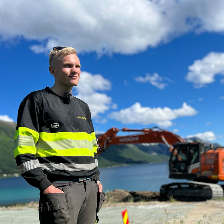 Is this Norway's most scenic construction site? - HitachiCM Europe