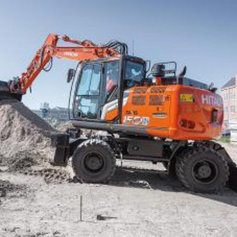 Hitachi presents versatile Zaxis-7 ZX150W-7 wheeled excavator at