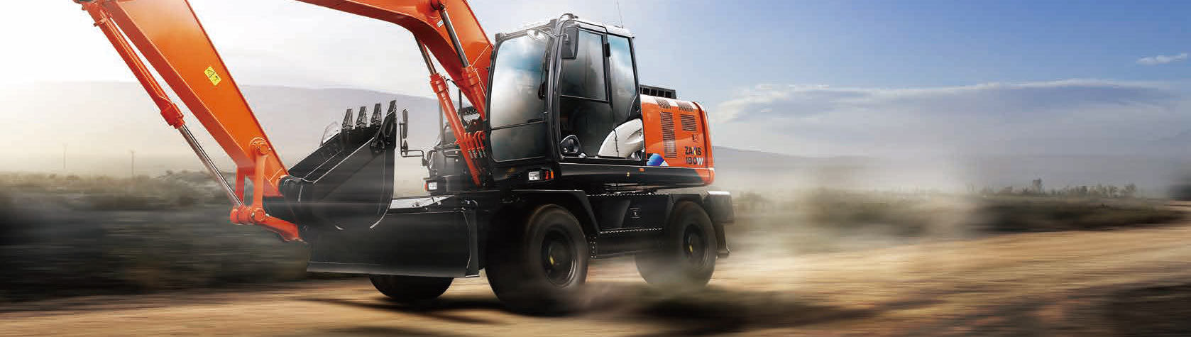 ZX95W-7 Wheeled Excavators - HitachiCM Europe