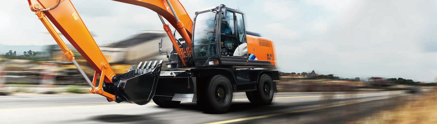 ZX210W-5A Wheeled Excavators - HitachiCM Europe