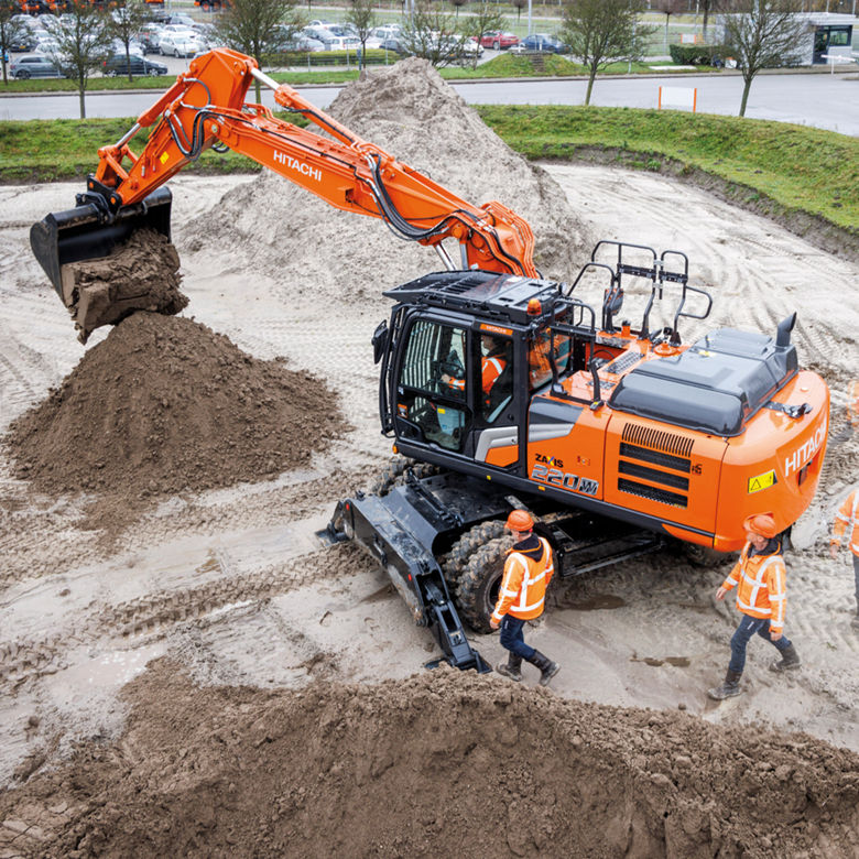 Hitachi unveils largest model in its new Zaxis-7 wheeled excavator