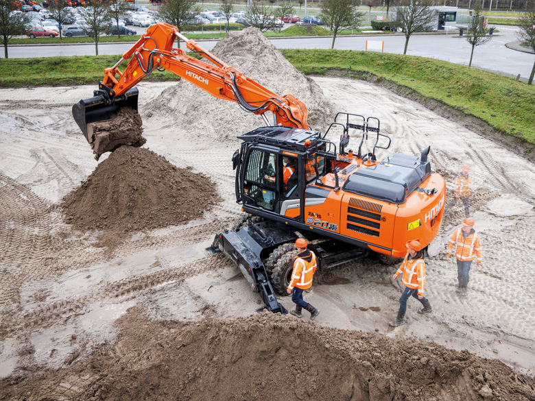 HITACHI モデルセット ZW310 ZAXIS 200 BM307-V20 Hitachi unveils largest model in its new Zaxis-7 wheeled excavator