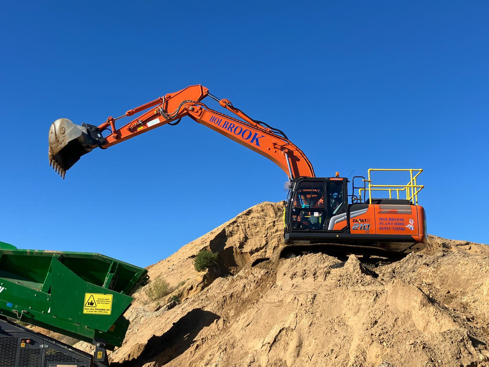 One of Hitachi Construction Machinery UK’s newest customers with their purchase of 2 x ZX210LC-7s medium excavators.