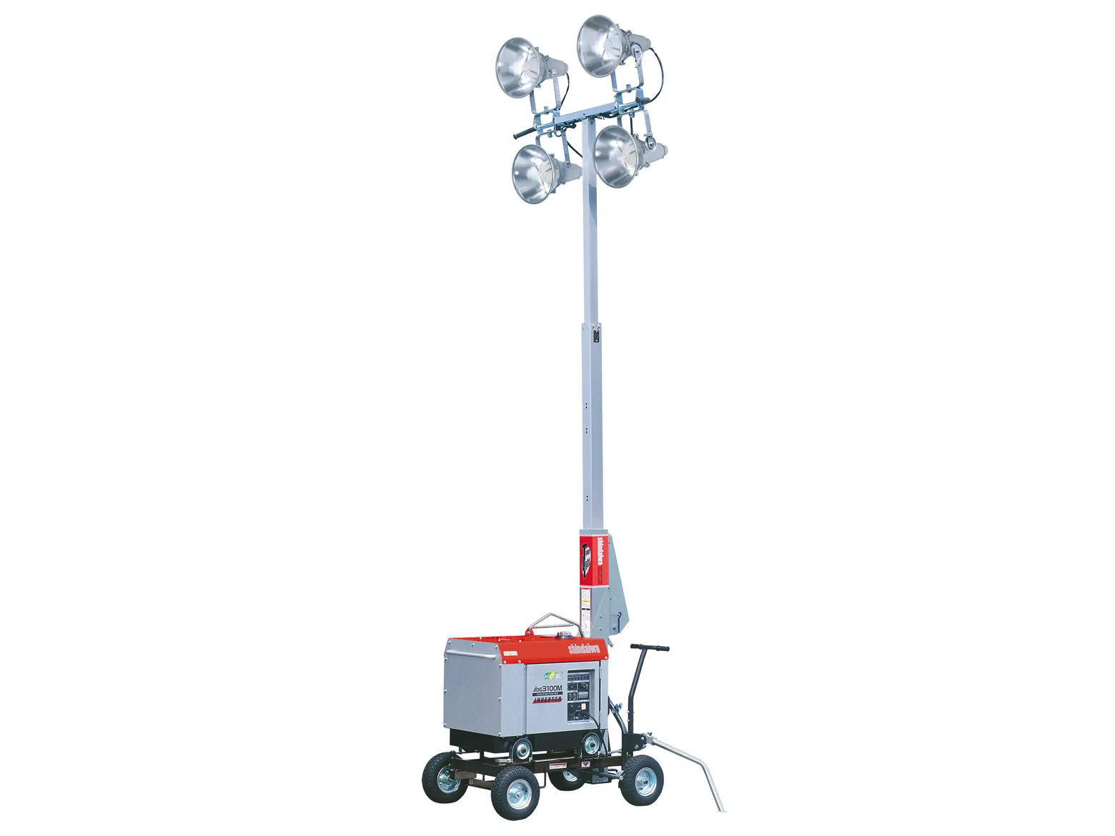 ヤンマー建機 4灯投光機 LB430F 照明 YDG300SS-5E1 4-Light Floodlight Tower （No.33756） Yanmar Power Light 4 x 400W (LB430F-1)