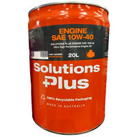 SOLUTIONS PLUS ENGINE OIL SAE 10W-40 20L DRUM