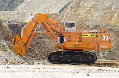 hitachi excavator 5500