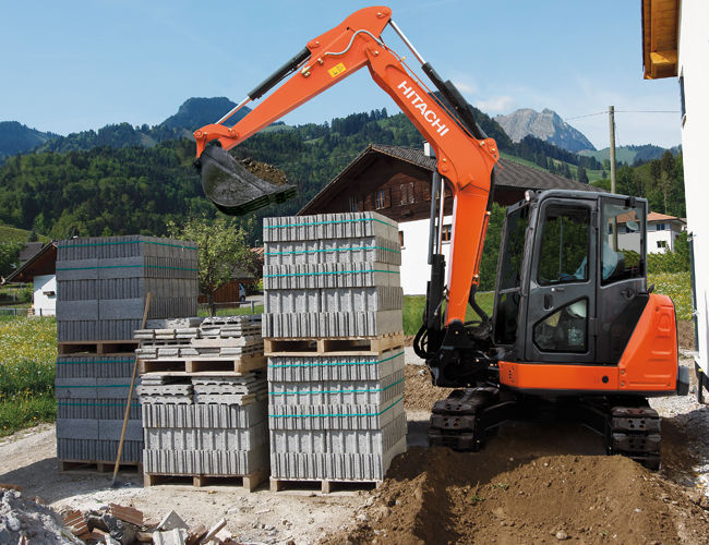 ZX65USB-5A, LA Mini Excavators - Hitachi Construction Machinery