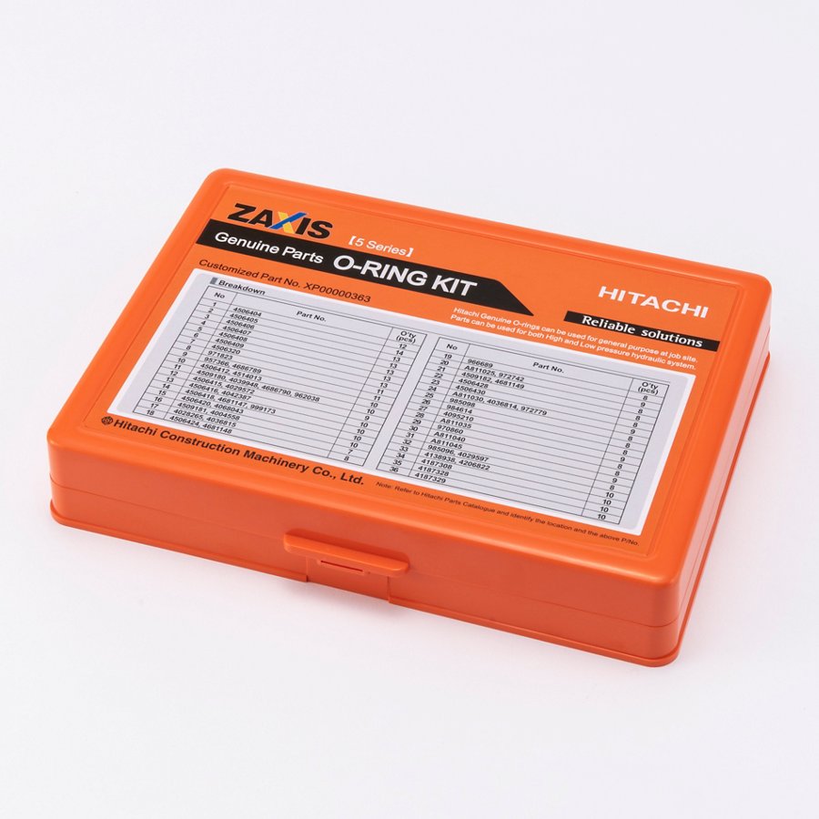 Hitachi part XP00000363, KIT;O-RING