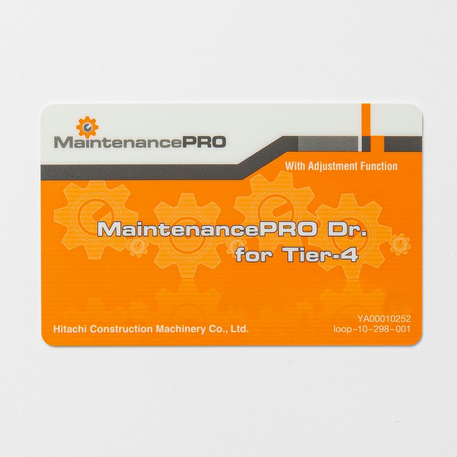 Hitachi part YA00010252, EXCAVATOR CARD