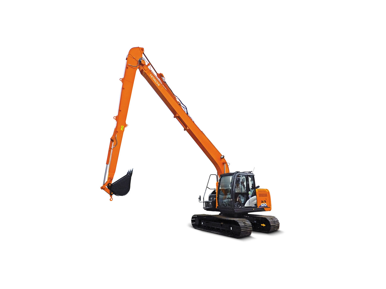 ZAXIS 120（14m） スーパーロングフロント仕様機 - 日立建機日本