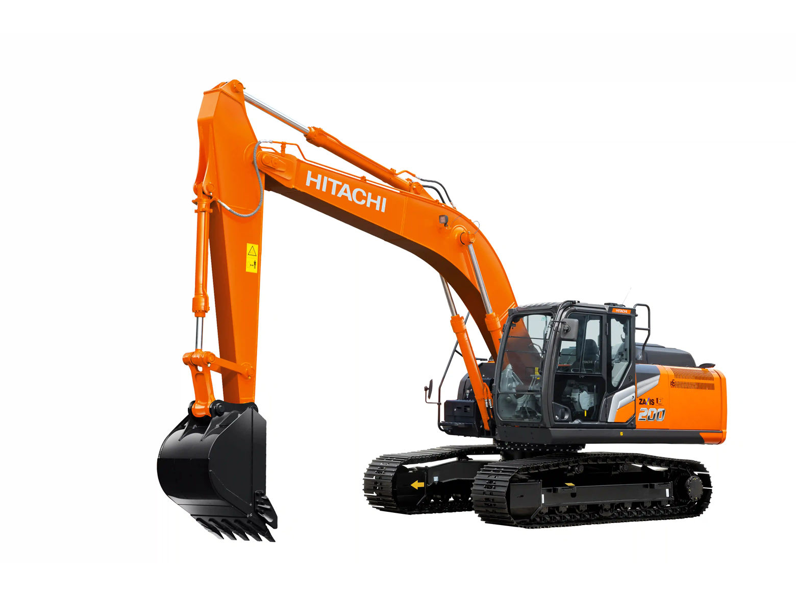 HITACHI ZAXIS 200ミニチュア ブレーカーと標準バケット付き 日立建機 油圧ショベル ZX200X-7 ICT *1/50スケール : 日立建機日本